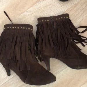 Fringe Ankle Booties